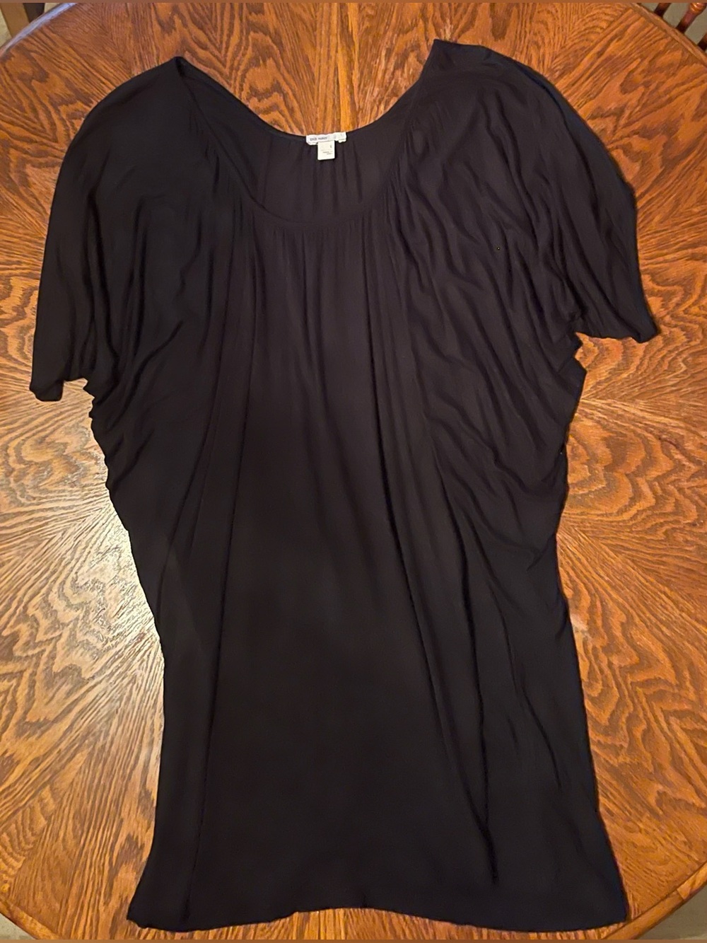 Old Navy Black Batwing Tunic Size L